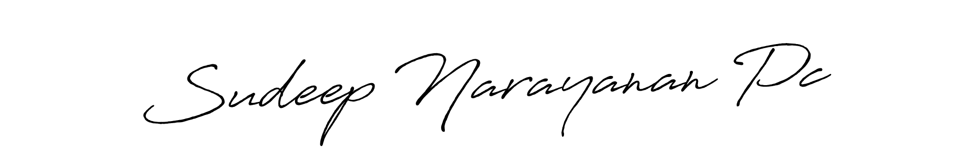 Antro_Vectra_Bolder is a professional signature style that is perfect for those who want to add a touch of class to their signature. It is also a great choice for those who want to make their signature more unique. Get Sudeep Narayanan Pc name to fancy signature for free. Sudeep Narayanan Pc signature style 7 images and pictures png