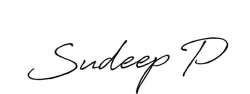 Make a beautiful signature design for name Sudeep P. Use this online signature maker to create a handwritten signature for free. Sudeep P signature style 7 images and pictures png