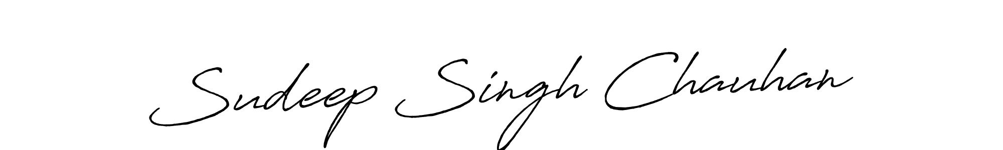 Antro_Vectra_Bolder is a professional signature style that is perfect for those who want to add a touch of class to their signature. It is also a great choice for those who want to make their signature more unique. Get Sudeep Singh Chauhan name to fancy signature for free. Sudeep Singh Chauhan signature style 7 images and pictures png