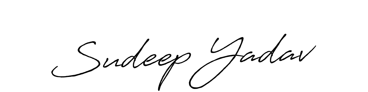 Make a beautiful signature design for name Sudeep Yadav. Use this online signature maker to create a handwritten signature for free. Sudeep Yadav signature style 7 images and pictures png