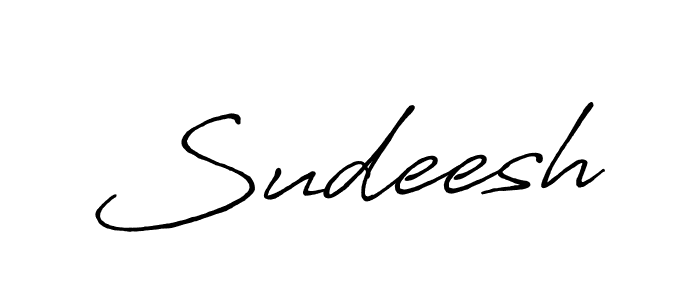 Once you've used our free online signature maker to create your best signature Antro_Vectra_Bolder style, it's time to enjoy all of the benefits that Sudeesh name signing documents. Sudeesh signature style 7 images and pictures png