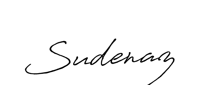 Design your own signature with our free online signature maker. With this signature software, you can create a handwritten (Antro_Vectra_Bolder) signature for name Sudenaz. Sudenaz signature style 7 images and pictures png