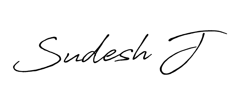 Once you've used our free online signature maker to create your best signature Antro_Vectra_Bolder style, it's time to enjoy all of the benefits that Sudesh J name signing documents. Sudesh J signature style 7 images and pictures png