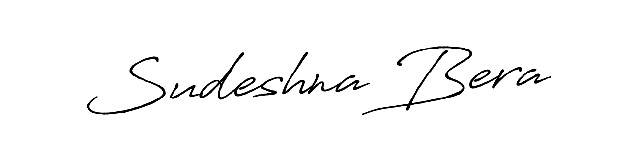 It looks lik you need a new signature style for name Sudeshna Bera. Design unique handwritten (Antro_Vectra_Bolder) signature with our free signature maker in just a few clicks. Sudeshna Bera signature style 7 images and pictures png