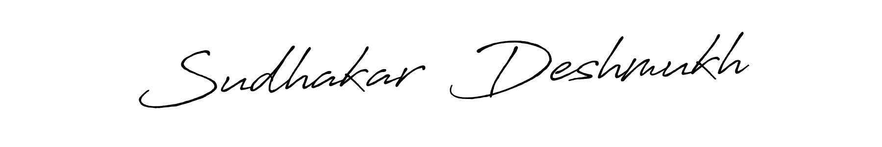 Design your own signature with our free online signature maker. With this signature software, you can create a handwritten (Antro_Vectra_Bolder) signature for name Sudhakar  Deshmukh. Sudhakar  Deshmukh signature style 7 images and pictures png