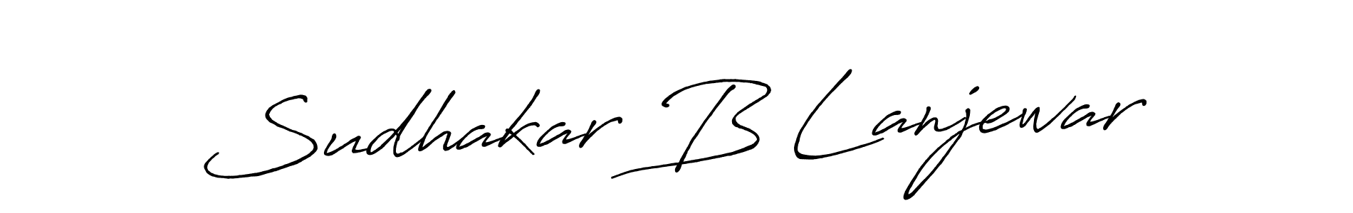 Once you've used our free online signature maker to create your best signature Antro_Vectra_Bolder style, it's time to enjoy all of the benefits that Sudhakar B Lanjewar name signing documents. Sudhakar B Lanjewar signature style 7 images and pictures png