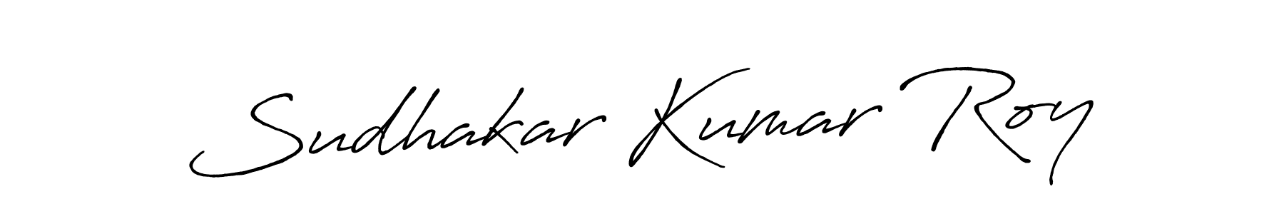 Make a beautiful signature design for name Sudhakar Kumar Roy. With this signature (Antro_Vectra_Bolder) style, you can create a handwritten signature for free. Sudhakar Kumar Roy signature style 7 images and pictures png