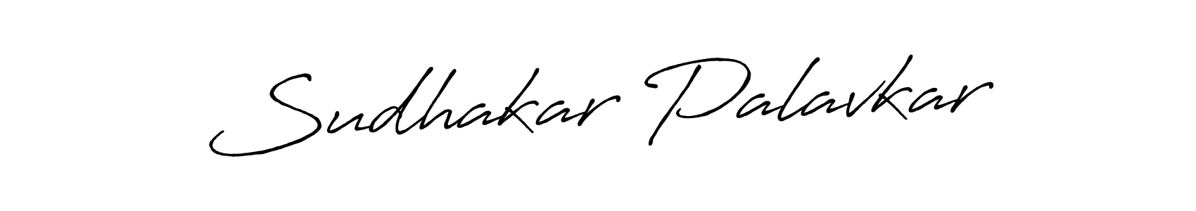 Make a beautiful signature design for name Sudhakar Palavkar. With this signature (Antro_Vectra_Bolder) style, you can create a handwritten signature for free. Sudhakar Palavkar signature style 7 images and pictures png