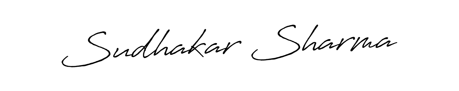 Design your own signature with our free online signature maker. With this signature software, you can create a handwritten (Antro_Vectra_Bolder) signature for name Sudhakar Sharma. Sudhakar Sharma signature style 7 images and pictures png