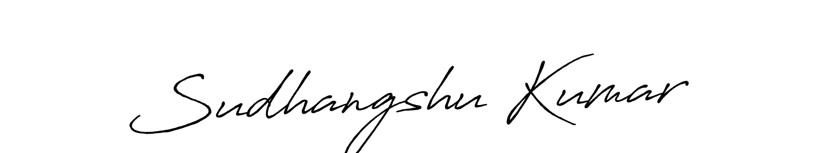 Sudhangshu Kumar stylish signature style. Best Handwritten Sign (Antro_Vectra_Bolder) for my name. Handwritten Signature Collection Ideas for my name Sudhangshu Kumar. Sudhangshu Kumar signature style 7 images and pictures png