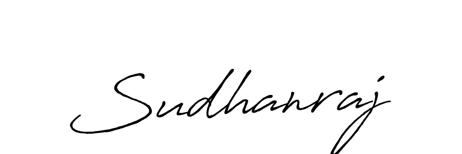 Create a beautiful signature design for name Sudhanraj. With this signature (Antro_Vectra_Bolder) fonts, you can make a handwritten signature for free. Sudhanraj signature style 7 images and pictures png