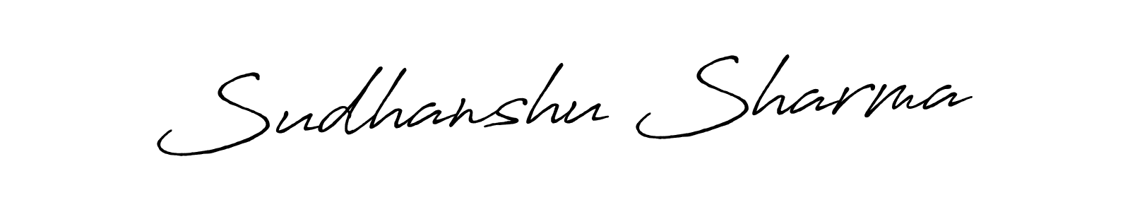 How to Draw Sudhanshu Sharma signature style? Antro_Vectra_Bolder is a latest design signature styles for name Sudhanshu Sharma. Sudhanshu Sharma signature style 7 images and pictures png