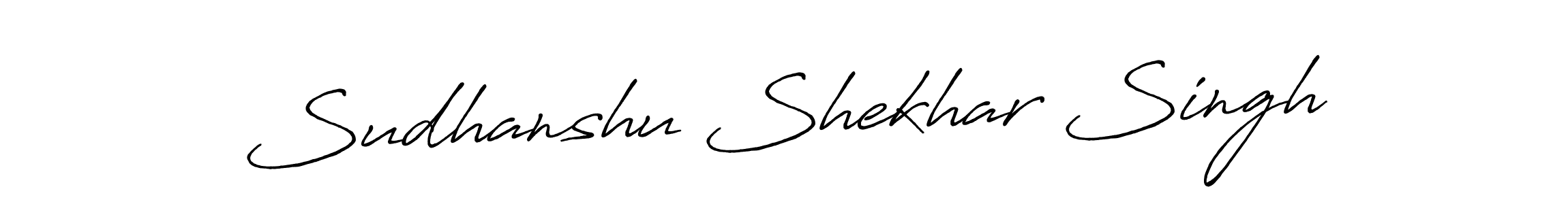 This is the best signature style for the Sudhanshu Shekhar Singh name. Also you like these signature font (Antro_Vectra_Bolder). Mix name signature. Sudhanshu Shekhar Singh signature style 7 images and pictures png