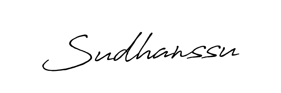 Design your own signature with our free online signature maker. With this signature software, you can create a handwritten (Antro_Vectra_Bolder) signature for name Sudhanssu. Sudhanssu signature style 7 images and pictures png