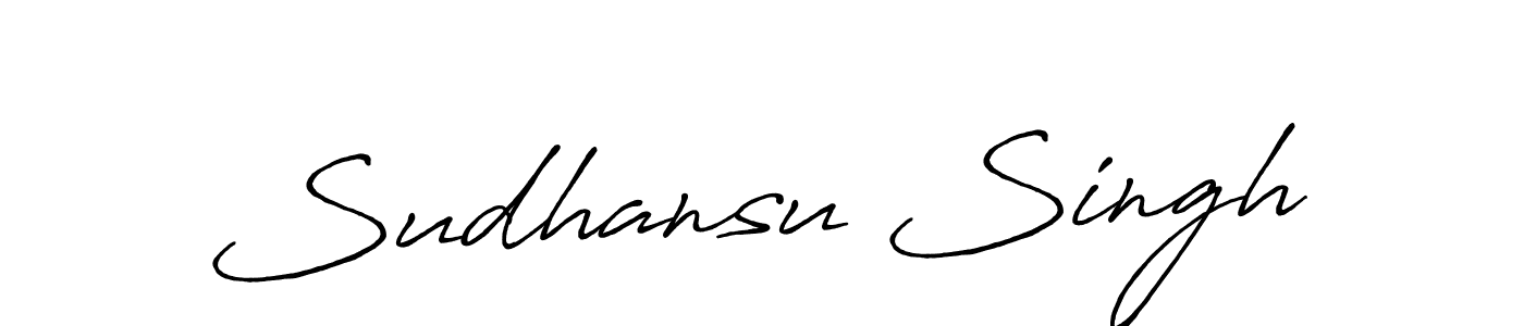 Also we have Sudhansu Singh name is the best signature style. Create professional handwritten signature collection using Antro_Vectra_Bolder autograph style. Sudhansu Singh signature style 7 images and pictures png