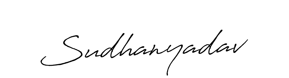 Also You can easily find your signature by using the search form. We will create Sudhanyadav name handwritten signature images for you free of cost using Antro_Vectra_Bolder sign style. Sudhanyadav signature style 7 images and pictures png