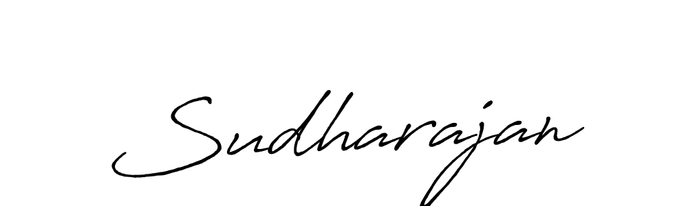 Create a beautiful signature design for name Sudharajan. With this signature (Antro_Vectra_Bolder) fonts, you can make a handwritten signature for free. Sudharajan signature style 7 images and pictures png