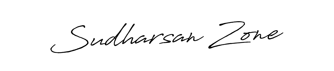 Create a beautiful signature design for name Sudharsan Zone. With this signature (Antro_Vectra_Bolder) fonts, you can make a handwritten signature for free. Sudharsan Zone signature style 7 images and pictures png