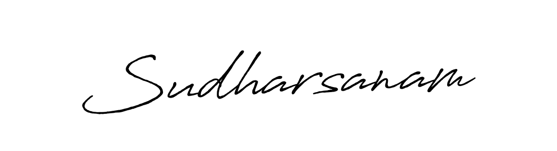 Use a signature maker to create a handwritten signature online. With this signature software, you can design (Antro_Vectra_Bolder) your own signature for name Sudharsanam. Sudharsanam signature style 7 images and pictures png