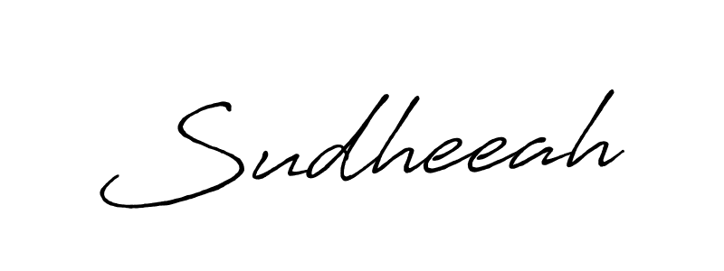 Antro_Vectra_Bolder is a professional signature style that is perfect for those who want to add a touch of class to their signature. It is also a great choice for those who want to make their signature more unique. Get Sudheeah name to fancy signature for free. Sudheeah signature style 7 images and pictures png