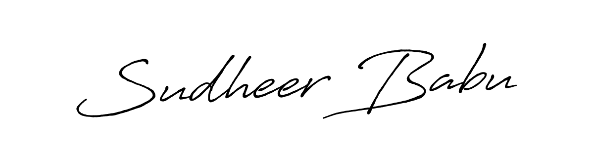 Similarly Antro_Vectra_Bolder is the best handwritten signature design. Signature creator online .You can use it as an online autograph creator for name Sudheer Babu. Sudheer Babu signature style 7 images and pictures png