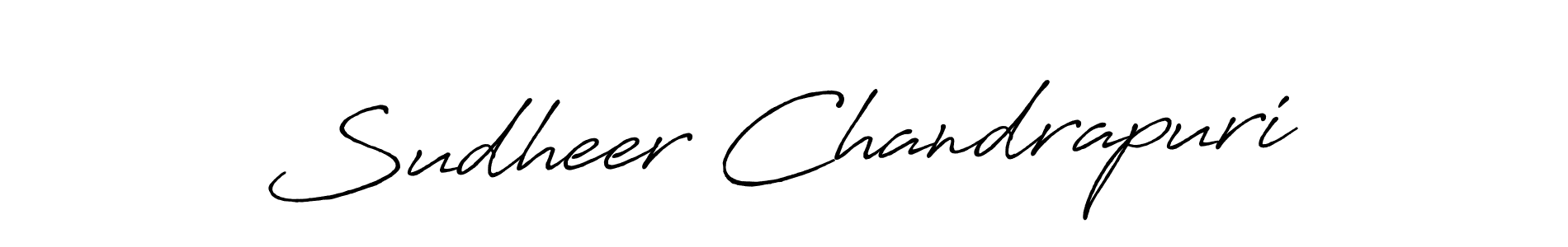 You should practise on your own different ways (Antro_Vectra_Bolder) to write your name (Sudheer Chandrapuri) in signature. don't let someone else do it for you. Sudheer Chandrapuri signature style 7 images and pictures png