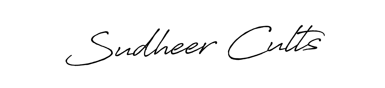 Similarly Antro_Vectra_Bolder is the best handwritten signature design. Signature creator online .You can use it as an online autograph creator for name Sudheer Cults. Sudheer Cults signature style 7 images and pictures png