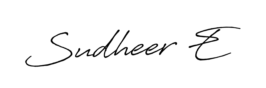 Check out images of Autograph of Sudheer E name. Actor Sudheer E Signature Style. Antro_Vectra_Bolder is a professional sign style online. Sudheer E signature style 7 images and pictures png