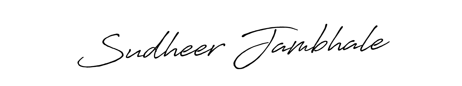 if you are searching for the best signature style for your name Sudheer Jambhale. so please give up your signature search. here we have designed multiple signature styles  using Antro_Vectra_Bolder. Sudheer Jambhale signature style 7 images and pictures png