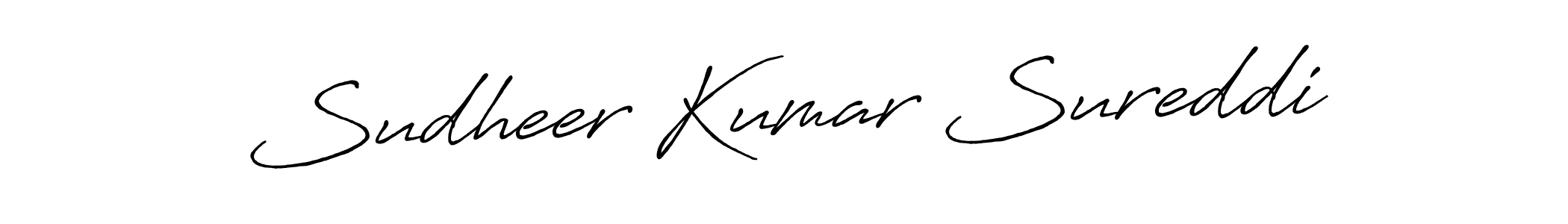 Also we have Sudheer Kumar Sureddi name is the best signature style. Create professional handwritten signature collection using Antro_Vectra_Bolder autograph style. Sudheer Kumar Sureddi signature style 7 images and pictures png