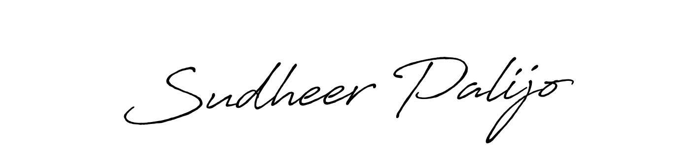 Make a short Sudheer Palijo signature style. Manage your documents anywhere anytime using Antro_Vectra_Bolder. Create and add eSignatures, submit forms, share and send files easily. Sudheer Palijo signature style 7 images and pictures png