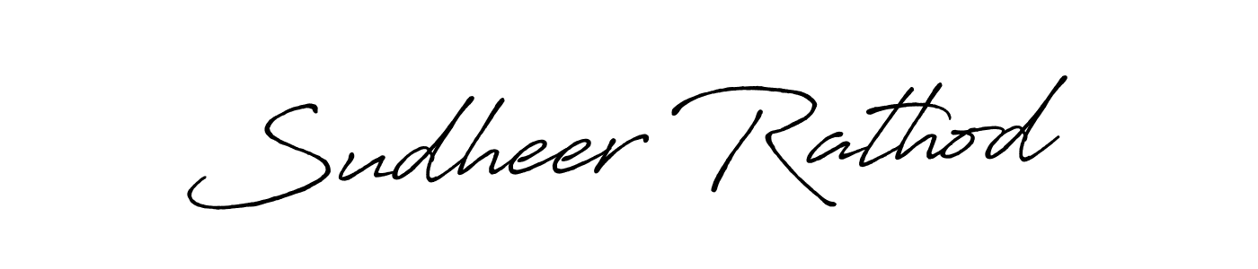 Antro_Vectra_Bolder is a professional signature style that is perfect for those who want to add a touch of class to their signature. It is also a great choice for those who want to make their signature more unique. Get Sudheer Rathod name to fancy signature for free. Sudheer Rathod signature style 7 images and pictures png