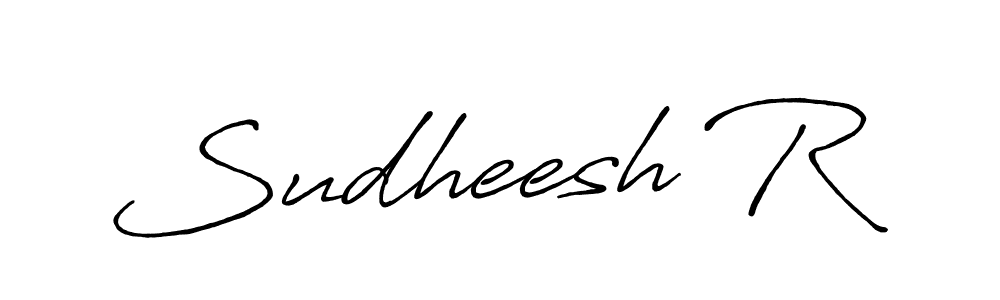 if you are searching for the best signature style for your name Sudheesh R. so please give up your signature search. here we have designed multiple signature styles  using Antro_Vectra_Bolder. Sudheesh R signature style 7 images and pictures png