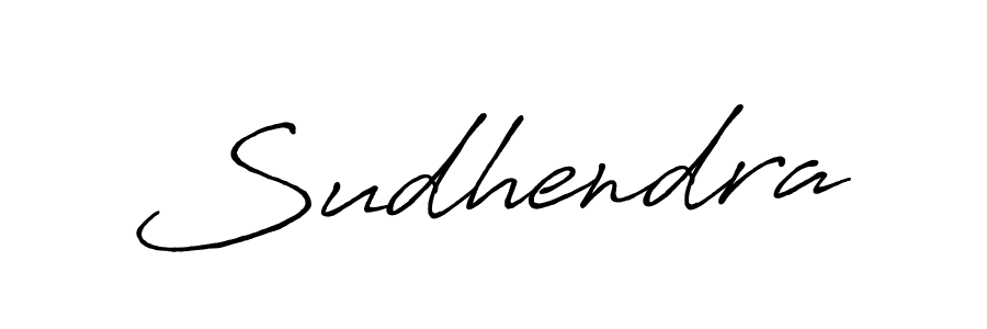 How to make Sudhendra signature? Antro_Vectra_Bolder is a professional autograph style. Create handwritten signature for Sudhendra name. Sudhendra signature style 7 images and pictures png