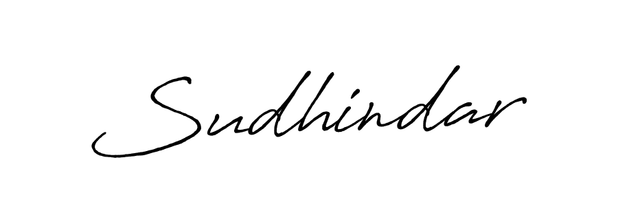 Make a beautiful signature design for name Sudhindar. With this signature (Antro_Vectra_Bolder) style, you can create a handwritten signature for free. Sudhindar signature style 7 images and pictures png