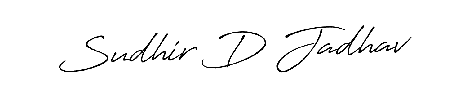 Make a short Sudhir D Jadhav signature style. Manage your documents anywhere anytime using Antro_Vectra_Bolder. Create and add eSignatures, submit forms, share and send files easily. Sudhir D Jadhav signature style 7 images and pictures png