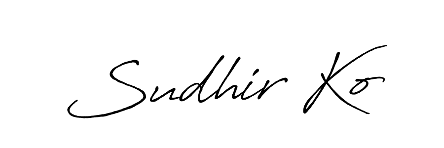 This is the best signature style for the Sudhir Ko name. Also you like these signature font (Antro_Vectra_Bolder). Mix name signature. Sudhir Ko signature style 7 images and pictures png
