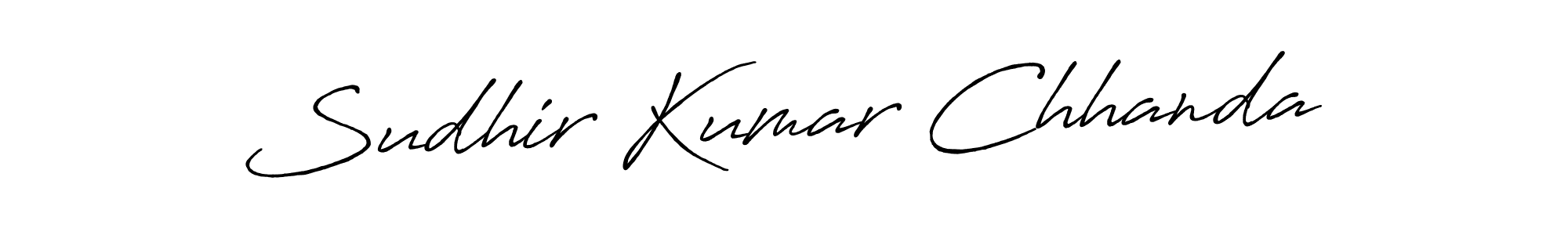 How to Draw Sudhir Kumar Chhanda signature style? Antro_Vectra_Bolder is a latest design signature styles for name Sudhir Kumar Chhanda. Sudhir Kumar Chhanda signature style 7 images and pictures png