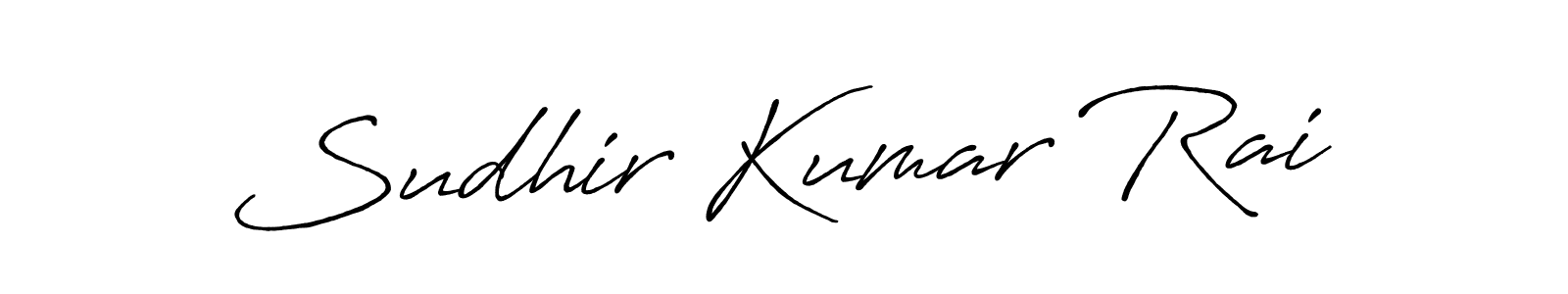 Once you've used our free online signature maker to create your best signature Antro_Vectra_Bolder style, it's time to enjoy all of the benefits that Sudhir Kumar Rai name signing documents. Sudhir Kumar Rai signature style 7 images and pictures png