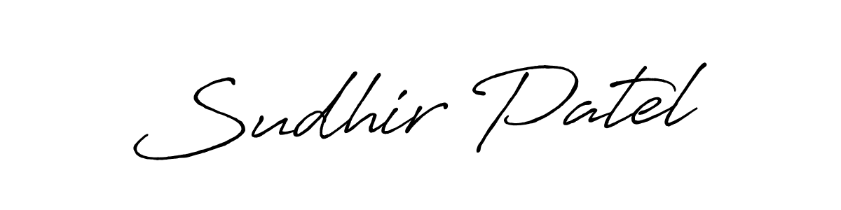 How to Draw Sudhir Patel signature style? Antro_Vectra_Bolder is a latest design signature styles for name Sudhir Patel. Sudhir Patel signature style 7 images and pictures png