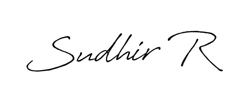 Here are the top 10 professional signature styles for the name Sudhir R. These are the best autograph styles you can use for your name. Sudhir R signature style 7 images and pictures png