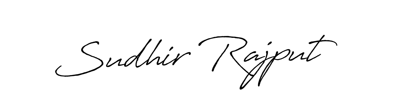 Also You can easily find your signature by using the search form. We will create Sudhir Rajput name handwritten signature images for you free of cost using Antro_Vectra_Bolder sign style. Sudhir Rajput signature style 7 images and pictures png