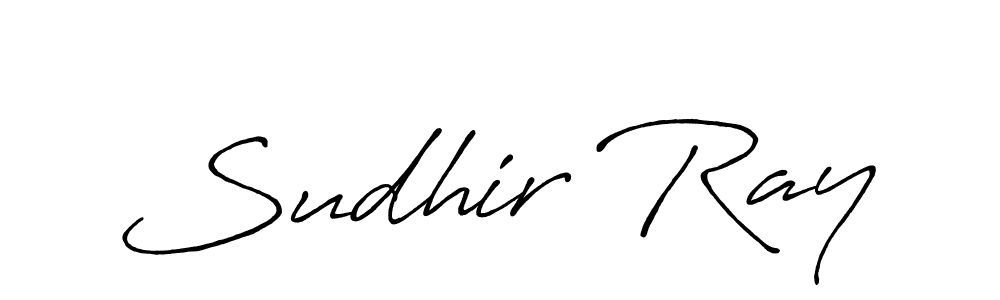 Create a beautiful signature design for name Sudhir Ray. With this signature (Antro_Vectra_Bolder) fonts, you can make a handwritten signature for free. Sudhir Ray signature style 7 images and pictures png