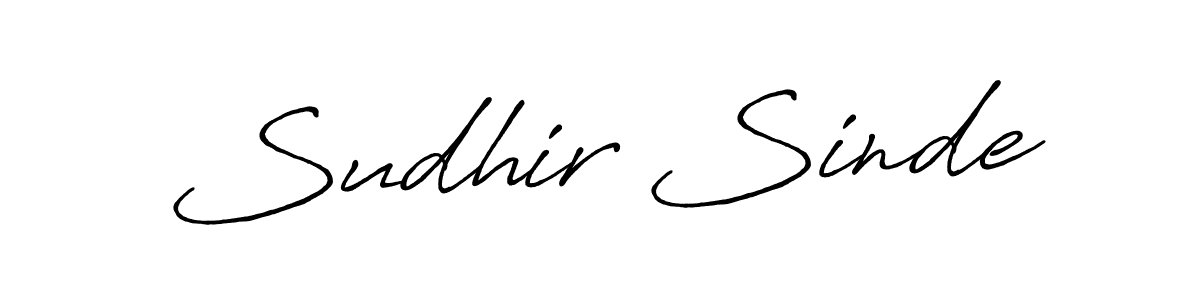 This is the best signature style for the Sudhir Sinde name. Also you like these signature font (Antro_Vectra_Bolder). Mix name signature. Sudhir Sinde signature style 7 images and pictures png