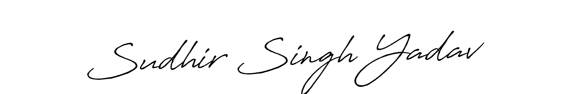 Also we have Sudhir Singh Yadav name is the best signature style. Create professional handwritten signature collection using Antro_Vectra_Bolder autograph style. Sudhir Singh Yadav signature style 7 images and pictures png