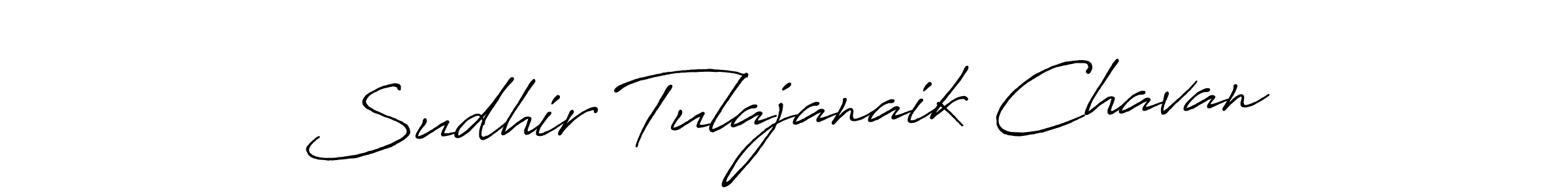 You should practise on your own different ways (Antro_Vectra_Bolder) to write your name (Sudhir Tulajanaik Chavan) in signature. don't let someone else do it for you. Sudhir Tulajanaik Chavan signature style 7 images and pictures png