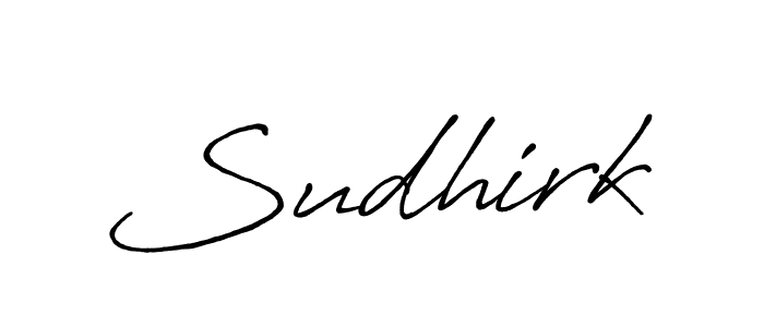 Sudhirk stylish signature style. Best Handwritten Sign (Antro_Vectra_Bolder) for my name. Handwritten Signature Collection Ideas for my name Sudhirk. Sudhirk signature style 7 images and pictures png