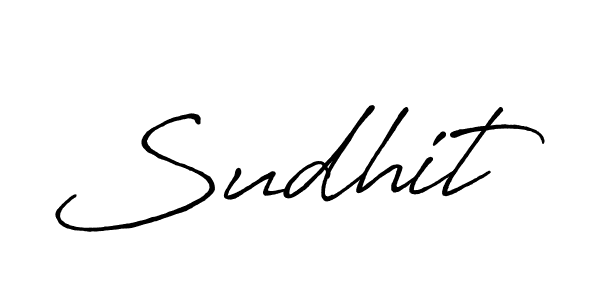 Sudhit stylish signature style. Best Handwritten Sign (Antro_Vectra_Bolder) for my name. Handwritten Signature Collection Ideas for my name Sudhit. Sudhit signature style 7 images and pictures png