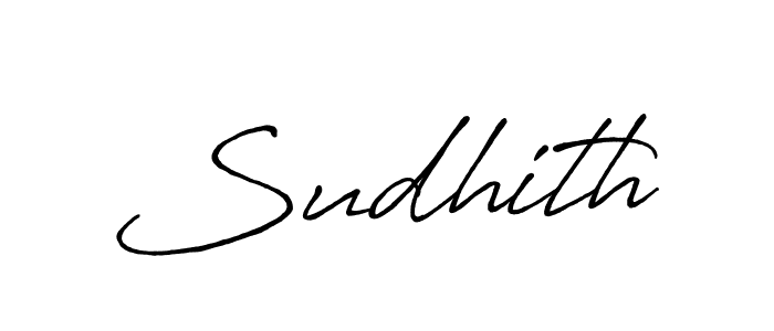 Also You can easily find your signature by using the search form. We will create Sudhith name handwritten signature images for you free of cost using Antro_Vectra_Bolder sign style. Sudhith signature style 7 images and pictures png