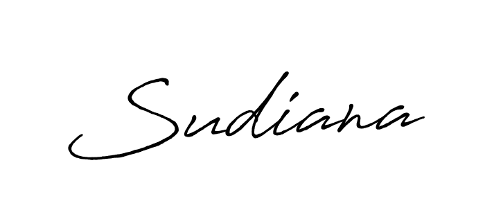 Make a beautiful signature design for name Sudiana. Use this online signature maker to create a handwritten signature for free. Sudiana signature style 7 images and pictures png